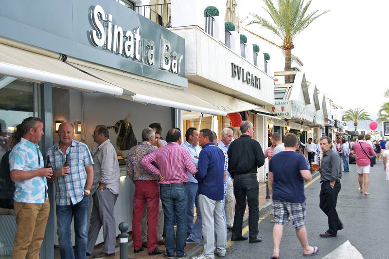 Sinatra bar in Marbella